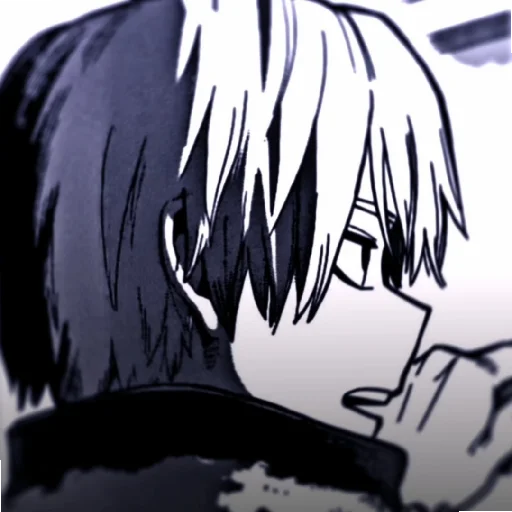 Стикер из набора // Todoroki Shoto // @sshasstiks // Шото Тодороки для Телеграм: Статические 🧊