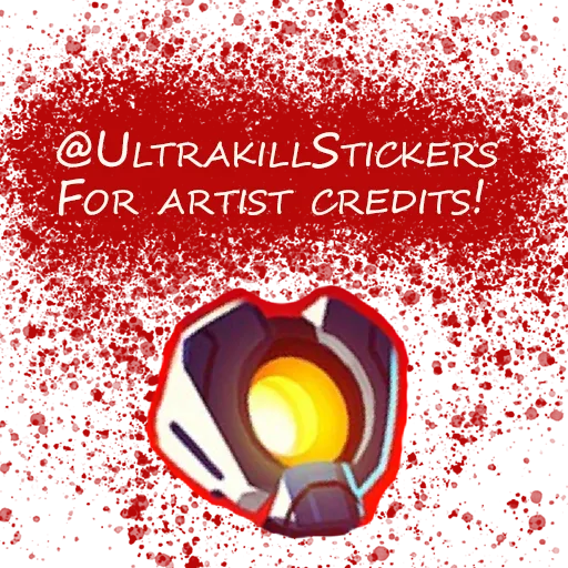 Стикер из набора ULTRAKILL для Телеграм: Статические 🌐