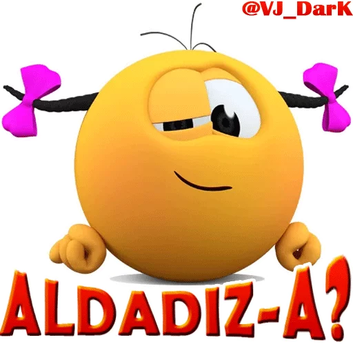 Стикер из набора 3D UZBEK SMILES by @VJ_DARK для Телеграм: Статические 😏
