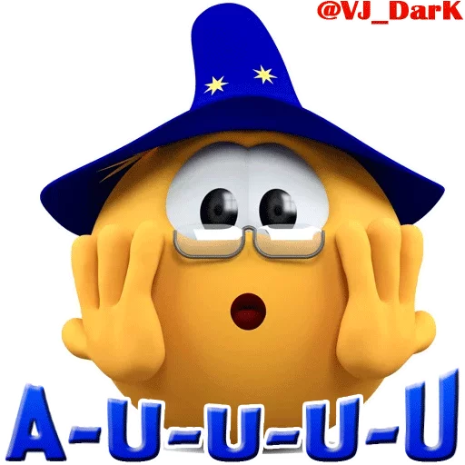 Стикер из набора 3D UZBEK SMILES by @VJ_DARK для Телеграм: Статические 🗣