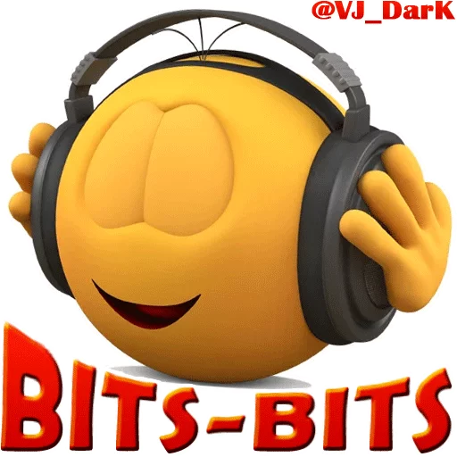 Стикер из набора 3D UZBEK SMILES by @VJ_DARK для Телеграм: Статические 🎧