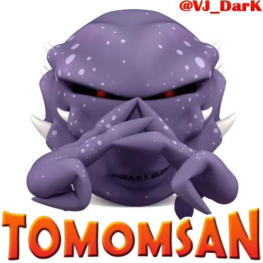 Стикер из набора 3D UZBEK SMILES by @VJ_DARK для Телеграм: Статические 😈