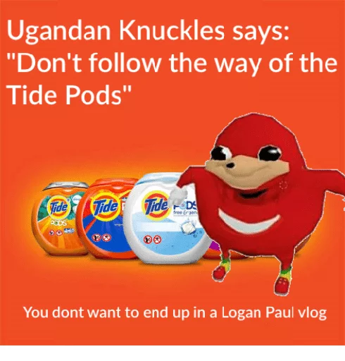 Стикер из набора Ugandan Knuckles @perverse для Телеграм: Статические 🇺🇬