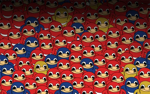 Стикер из набора Ugandan Knuckles @perverse для Телеграм: Статические 🇺🇬