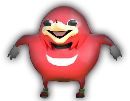 Стикер из набора Ugandan Knuckles @perverse для Телеграм: Статические 😆