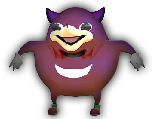 Стикер из набора Ugandan Knuckles @perverse для Телеграм: Статические 😈
