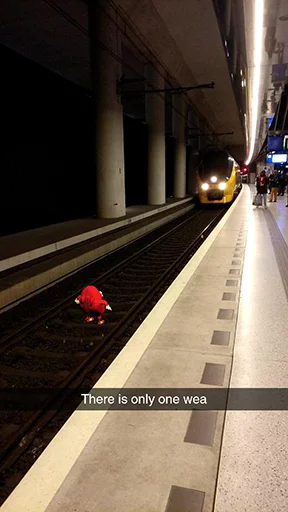 Стикер из набора Ugandan Knuckles @perverse для Телеграм: Статические 💀