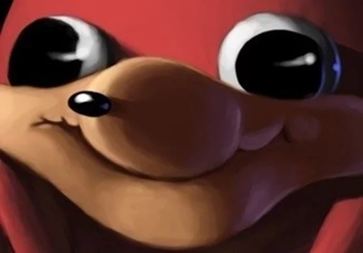 Стикер из набора Ugandan Knuckles @perverse для Телеграм: Статические 🙂