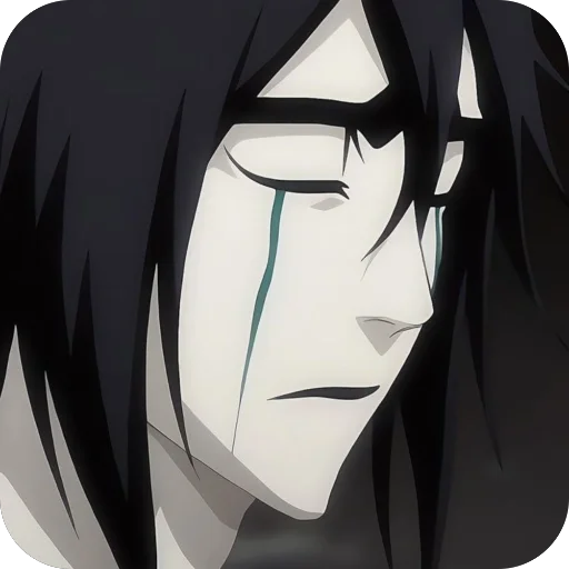 Стикер из набора Ulquiorra Cifer • @Earth928B для Телеграм: Статические 😑