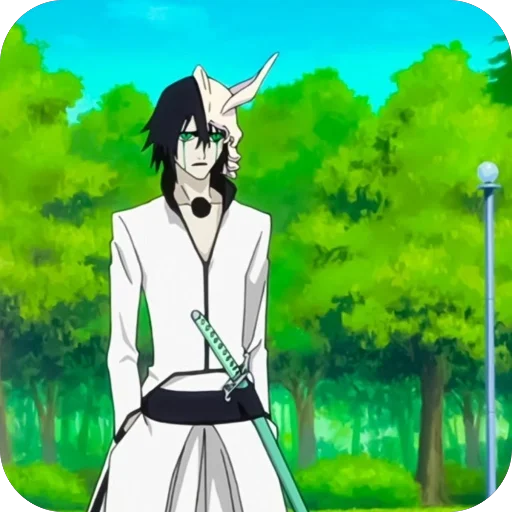 Стикер из набора Ulquiorra Cifer • @Earth928B для Телеграм: Статические 😒