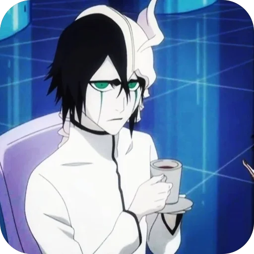 Стикер из набора Ulquiorra Cifer • @Earth928B для Телеграм: Статические ☕️