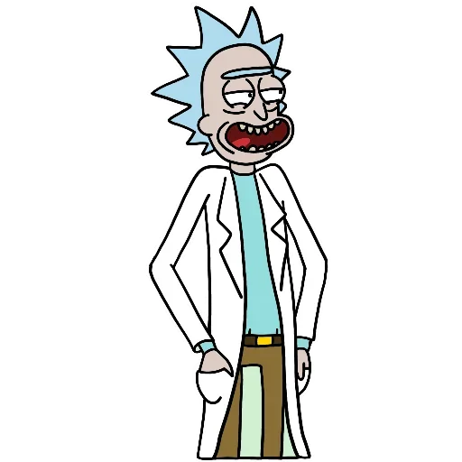 Стикер из набора Rick and Morty by @TheYehudi для Телеграм: Анимированные, Статические 😏