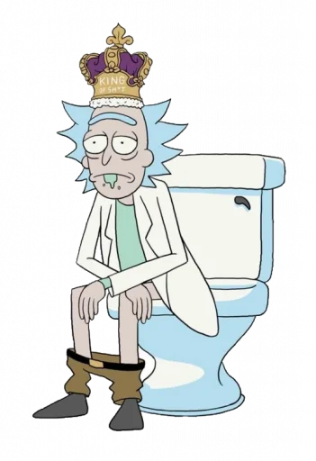 Стикер из набора Rick and Morty by @TheYehudi для Телеграм: Анимированные, Статические 🚽