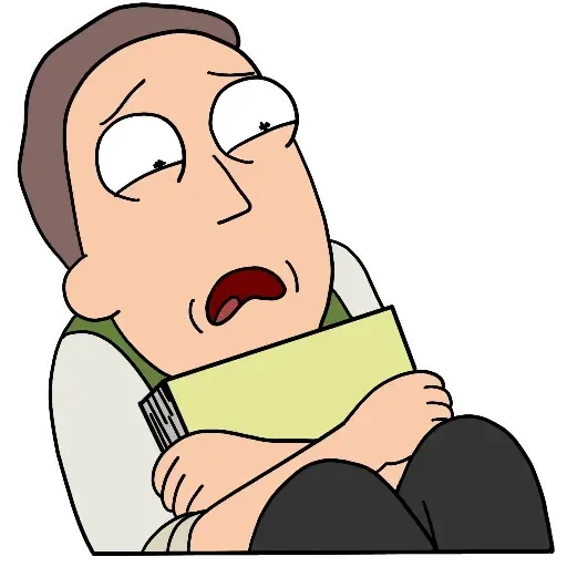 Стикер из набора Rick and Morty by @TheYehudi для Телеграм: Анимированные, Статические 😨