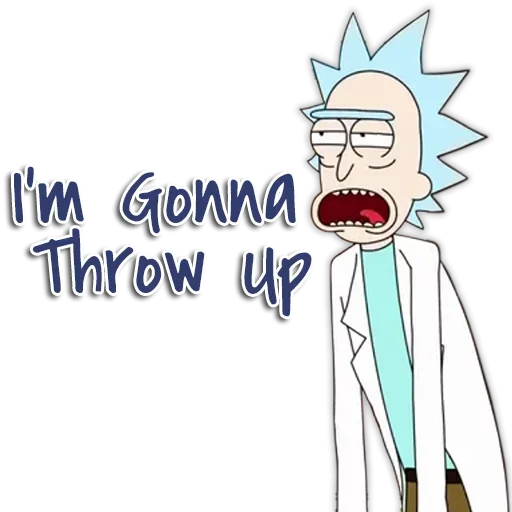 Стикер из набора Rick and Morty by @TheYehudi для Телеграм: Анимированные, Статические 🤢