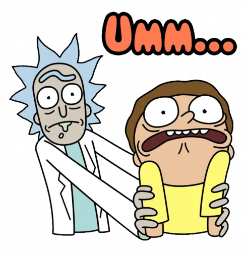 Стикер из набора Rick and Morty by @TheYehudi для Телеграм: Анимированные, Статические 👀