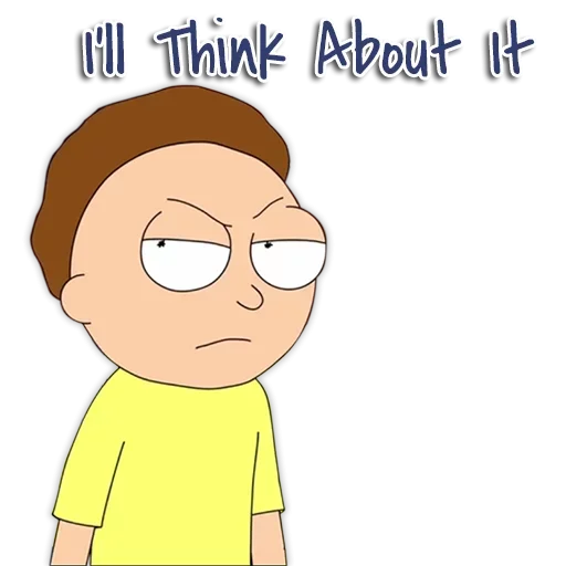 Стикер из набора Rick and Morty by @TheYehudi для Телеграм: Анимированные, Статические 😒