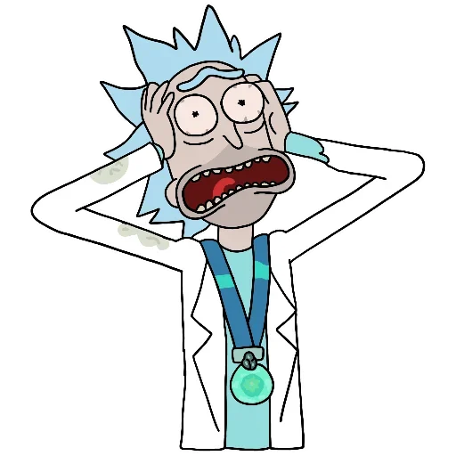Стикер из набора Rick and Morty by @TheYehudi для Телеграм: Анимированные, Статические 😱