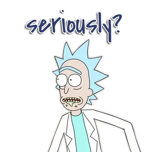 Стикер из набора Rick and Morty by @TheYehudi для Телеграм: Анимированные, Статические 😳