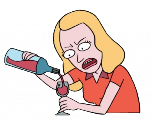 Стикер из набора Rick and Morty by @TheYehudi для Телеграм: Анимированные, Статические 🍷
