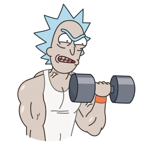 Стикер из набора Rick and Morty by @TheYehudi для Телеграм: Анимированные, Статические 💪