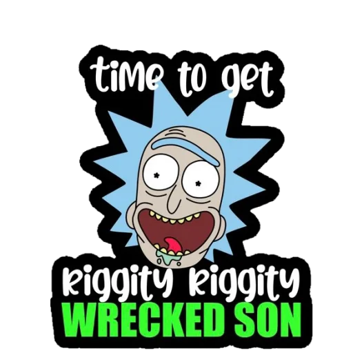 Стикер из набора Rick and Morty by @TheYehudi для Телеграм: Анимированные, Статические 🥳