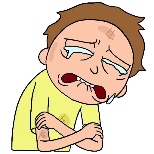 Стикер из набора Rick and Morty by @TheYehudi для Телеграм: Анимированные, Статические 😭