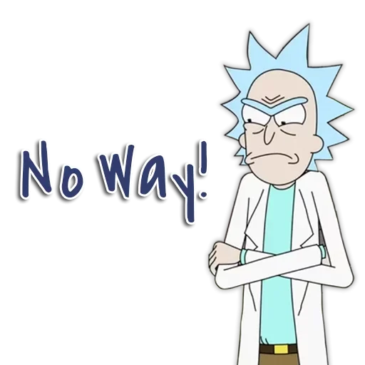 Стикер из набора Rick and Morty by @TheYehudi для Телеграм: Анимированные, Статические 😒