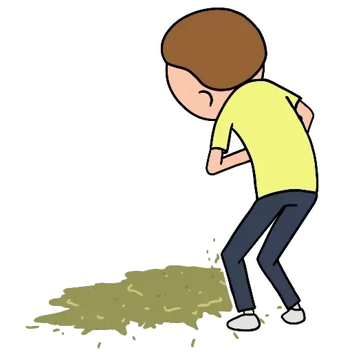 Стикер из набора Rick and Morty by @TheYehudi для Телеграм: Анимированные, Статические 🤮