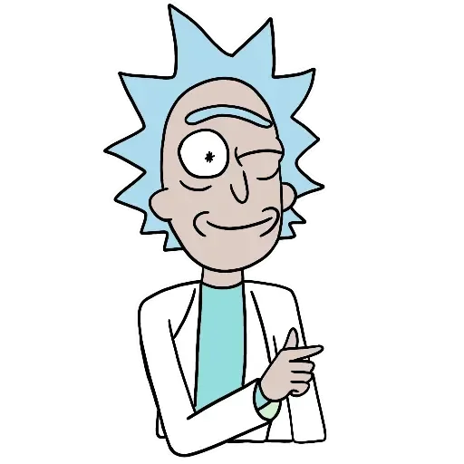 Стикер из набора Rick and Morty by @TheYehudi для Телеграм: Анимированные, Статические 😉