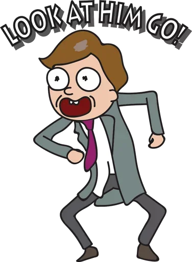 Стикер из набора Rick and Morty by @TheYehudi для Телеграм: Анимированные, Статические 😄