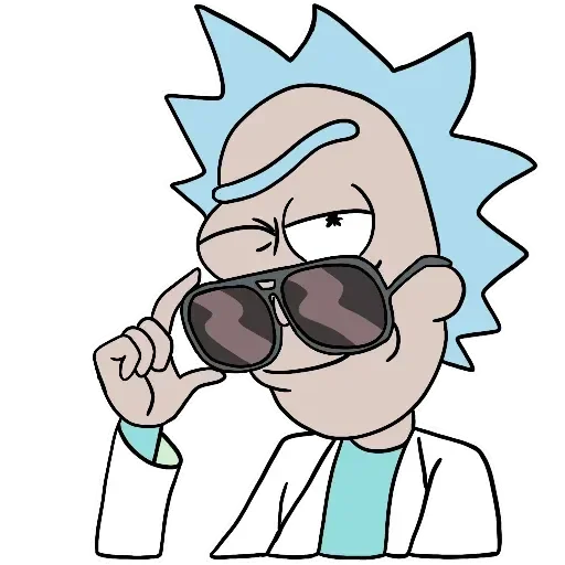 Стикер из набора Rick and Morty by @TheYehudi для Телеграм: Анимированные, Статические 😉
