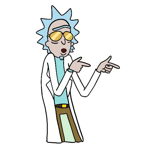 Стикер из набора Rick and Morty by @TheYehudi для Телеграм: Анимированные, Статические 😎