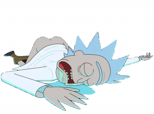 Стикер из набора Rick and Morty by @TheYehudi для Телеграм: Анимированные, Статические 💩