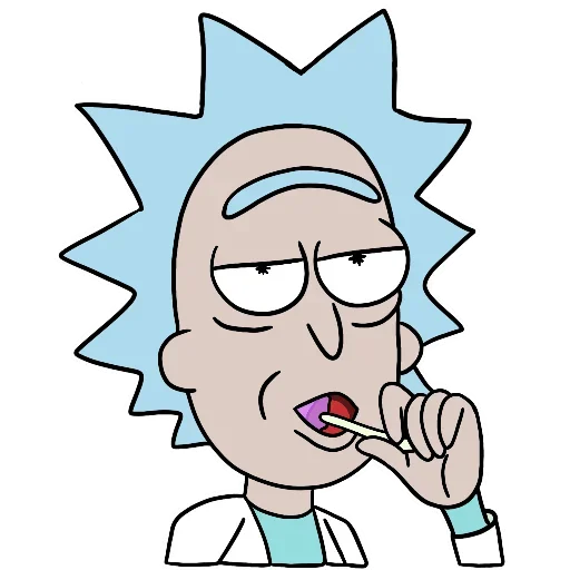 Стикер из набора Rick and Morty by @TheYehudi для Телеграм: Анимированные, Статические 😏