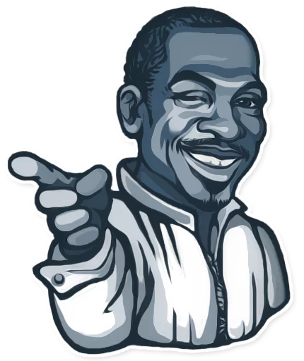 Стикер из набора Unofficial Telegram Stickers для Телеграм: Статические 👈