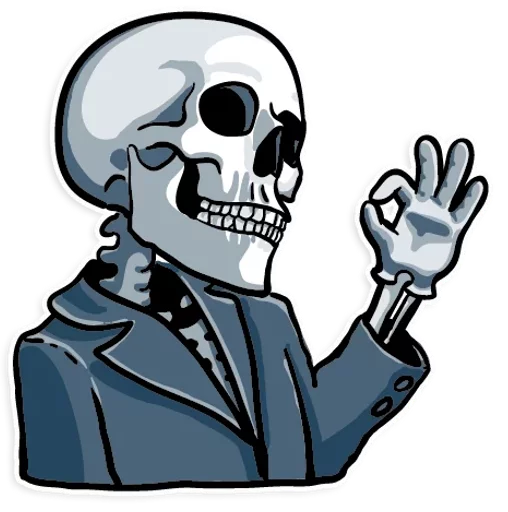 Стикер из набора Unofficial Telegram Stickers для Телеграм: Статические 💀