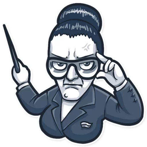 Стикер из набора Unofficial Telegram Stickers для Телеграм: Статические 😡