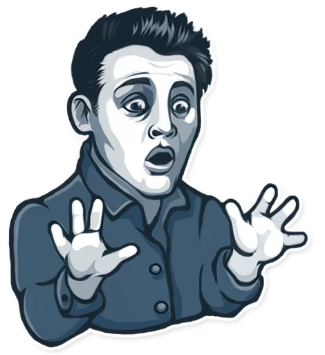 Стикер из набора Unofficial Telegram Stickers для Телеграм: Статические 😯