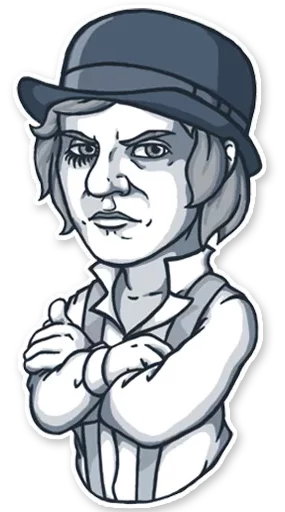 Стикер из набора Unofficial Telegram Stickers для Телеграм: Статические 😠
