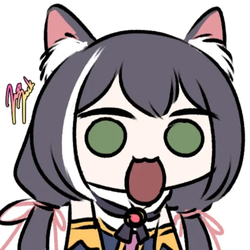 Стикер из набора Vedant_VN_ @Baka_VN😉 для Телеграм: Статические 😮