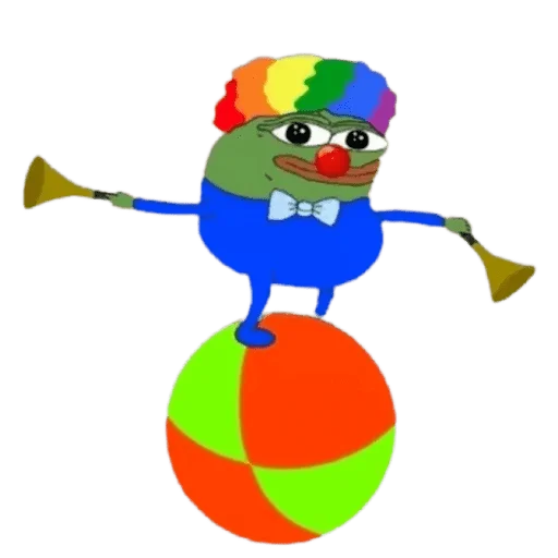 Стикер из набора CLOWNS - [Instagram: @WiStickers] для Телеграм: Статические 🤡