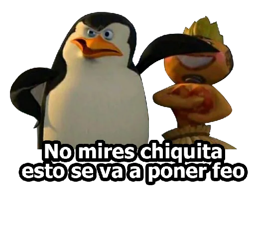 Стикер из набора MADAGASCAR - [Instagram: @WiStickers] для Телеграм: Статические 😠