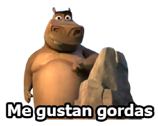 Стикер из набора MADAGASCAR - [Instagram: @WiStickers] для Телеграм: Статические 😏