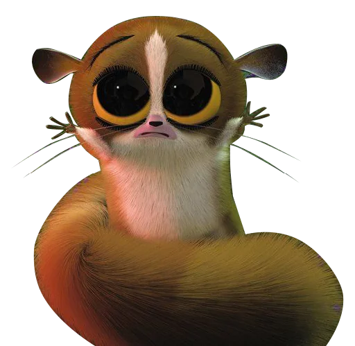 Стикер из набора MADAGASCAR - [Instagram: @WiStickers] для Телеграм: Статические 🥺