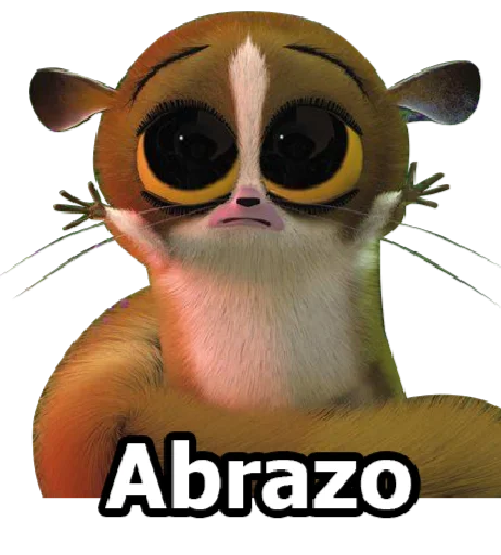 Стикер из набора MADAGASCAR - [Instagram: @WiStickers] для Телеграм: Статические 🥺