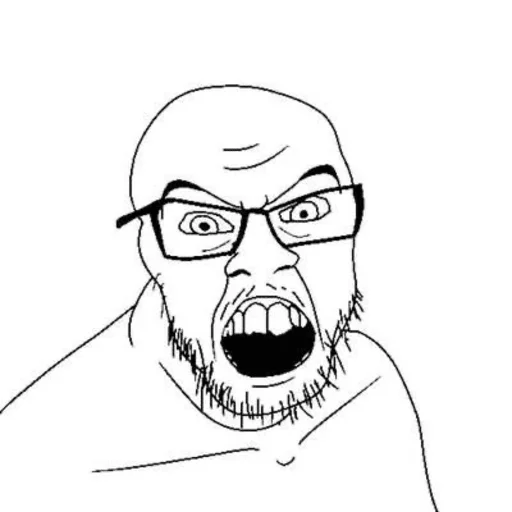 Стикер из набора @cryptedNEW - криптоновости для Телеграм: Статические 😠