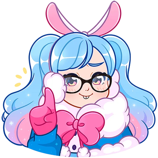 Стикер из набора @Premium_Stikers | Зимняя Долли Без Текста для Телеграм: Анимированные, Статические 🤓
