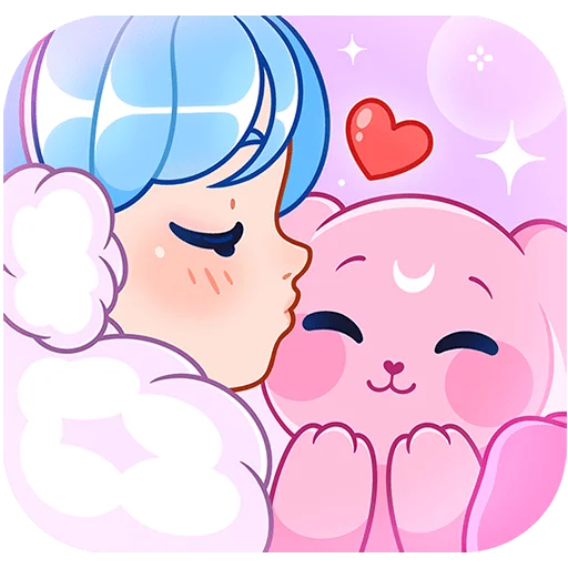 Стикер из набора @Premium_Stikers | Зимняя Долли Без Текста для Телеграм: Анимированные, Статические 😘
