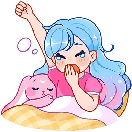 Стикер из набора @Premium_Stikers | Зимняя Долли Без Текста для Телеграм: Анимированные, Статические 🥱
